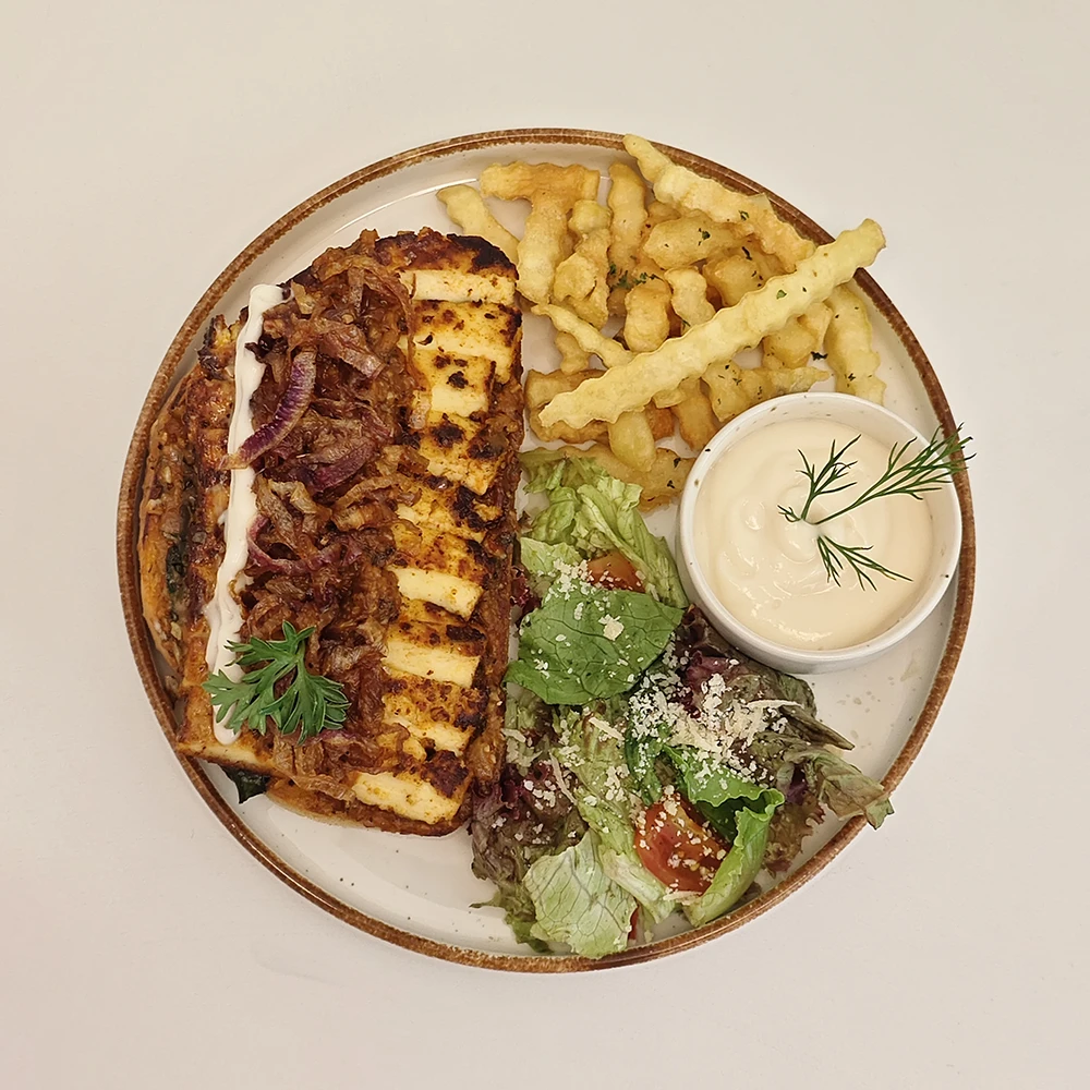 Cottage Cheesesteak Tartines