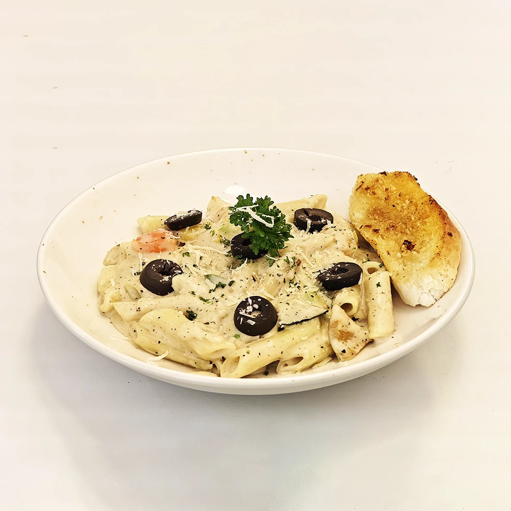 Cream Cheese Alfredo Penne Pasta