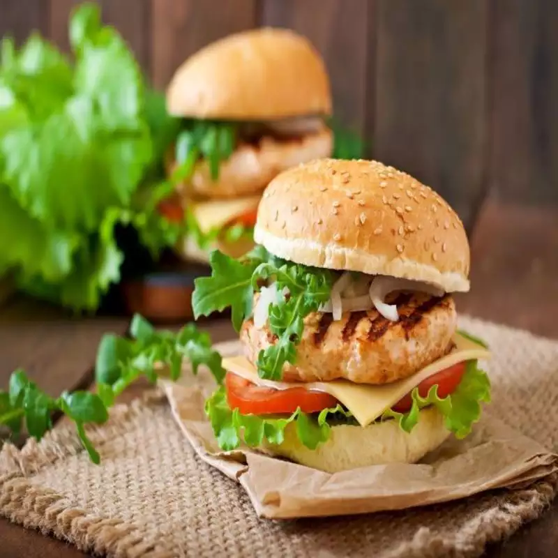 Grilled Chicken Steak Burger