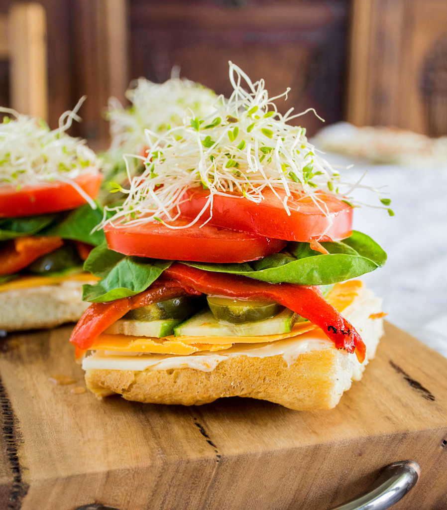 Sundried Tomatoes & Honey glaze veggies Sandwich